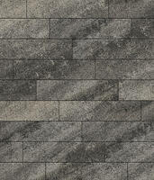  Брусчатка Прямоугольник Листопад 2.П.4 40 мм. Антрацит: внешний вид